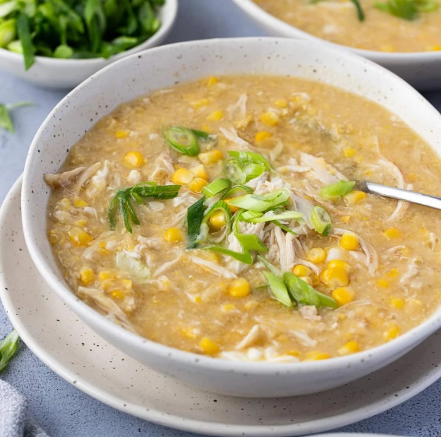 Healthy Chicken Corn Soup Recipe