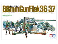 Tamiya 1/35 German 88mm Gun Flak 36/37 (35017) Color Guide & Paint Conversion Chart