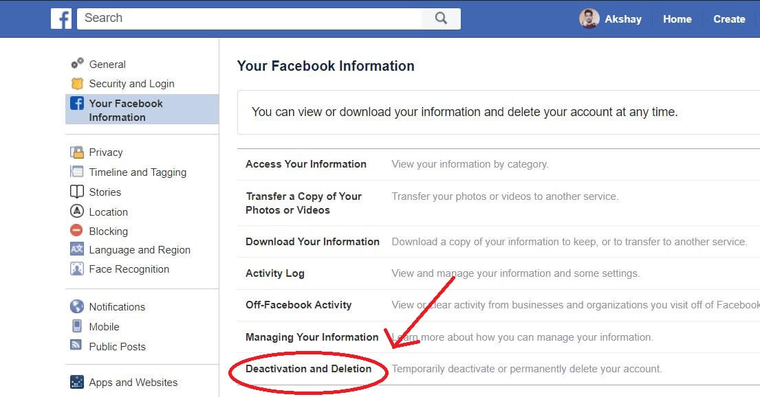 How to delete your facebook account