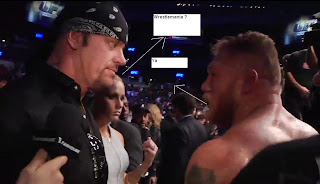 Taker and brock ufc 121