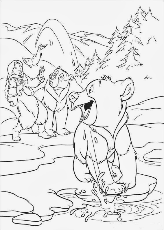 Download Fun Coloring Pages: Brother Bear Coloring Pages