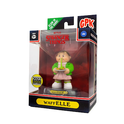 San Diego Comic-Con 2022 Exclusive Garbage Pail Kids x Stranger Things Glow in the Dark Variant Vinyl Figures by The Loyal Subjects