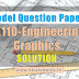 Solved BE110-Engineering Graphics Model Question Paper