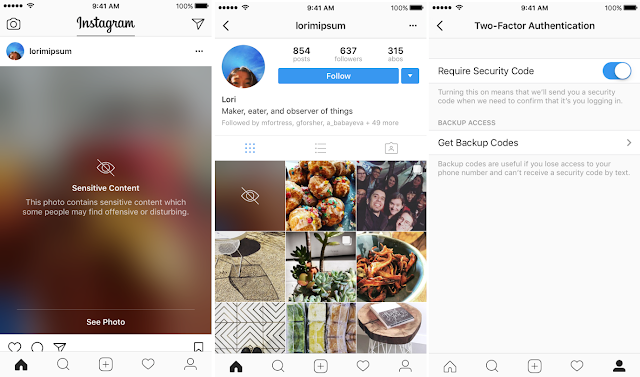 Instagram Begins Blurring Sensitive Posts, Rolls Out Two-Factor Authentication for Everyone