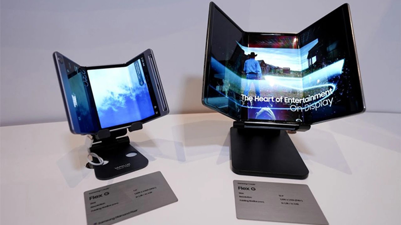 Konsep layar lipat tiga Samsung Flex S