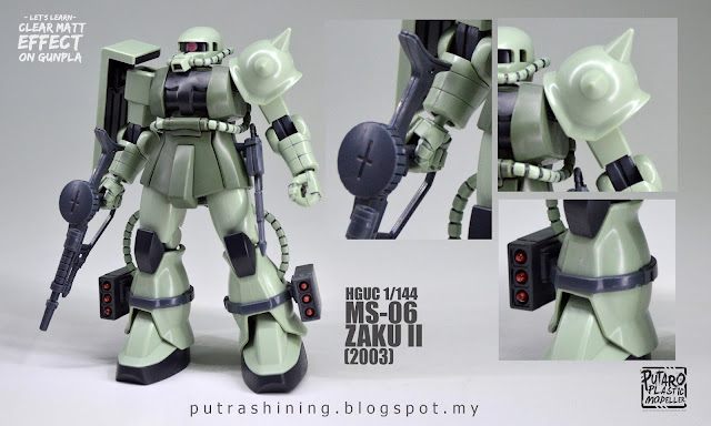 Tutorial Top Coat Gunpla, Clear Matt effect on gunpla by Putra Shining