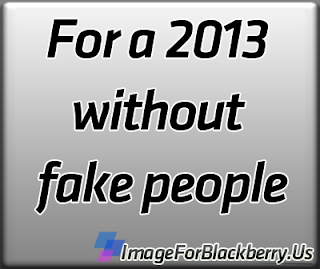 For a 2013 without fake people