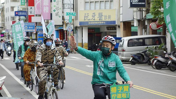 彰化古城觀光需要自行車道 楊子賢率年輕人騎上街頭