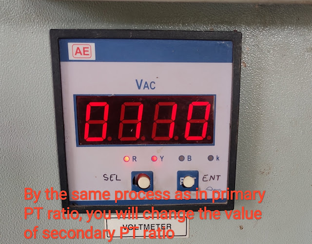 Voltmeter reading