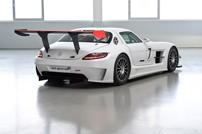 2010 Mercedes-Benz SLS AMG GT3 Rear Angle View