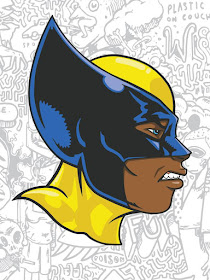 Wolverine “The First Appearance” Marvel Screen Print by Hebru Brantley x Line Dot Editions