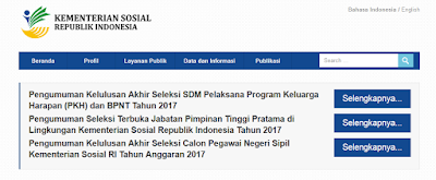 Pengumuman PKH 2017