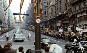 Proclamación Juan Carlos I Gran Vía Madrid 1975