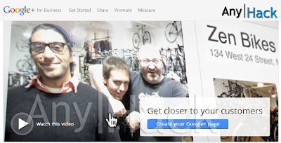 Google + Launches Business pages.