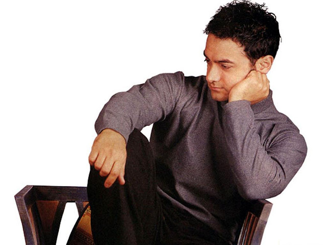 Aamir Khan sitting and thinking