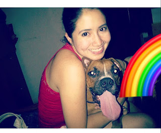 el perro arcoiris sonrie en CICE y yo