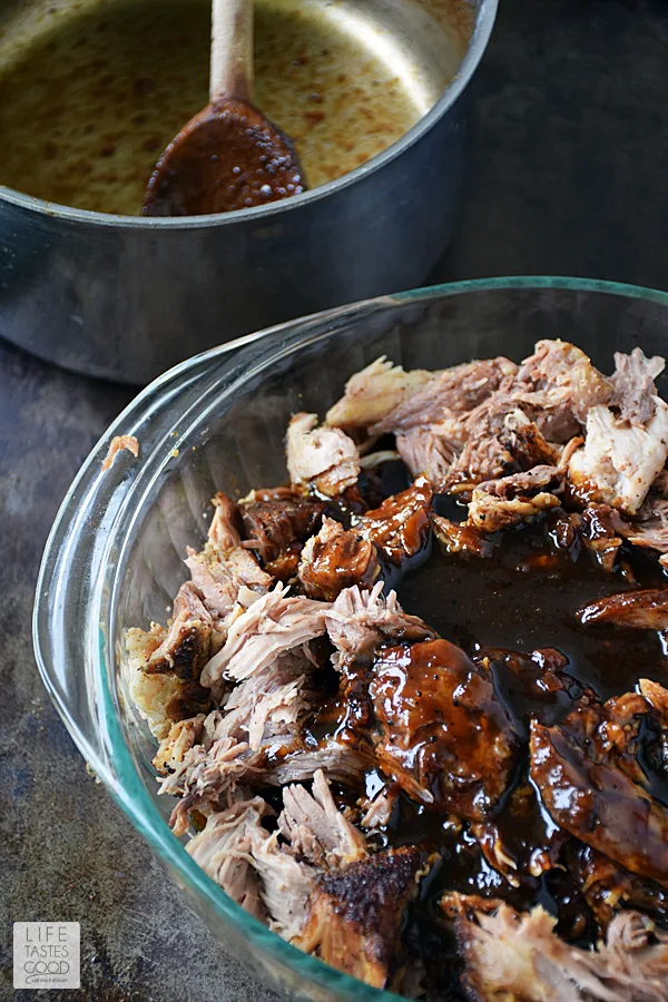 Beer Braised Pulled Pork | by Life Tastes Good #LTGrecipes