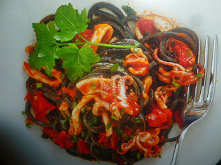 spaghetti al nero di seppia