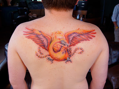 Made more into a chakra on his back, rather than a literal flag.