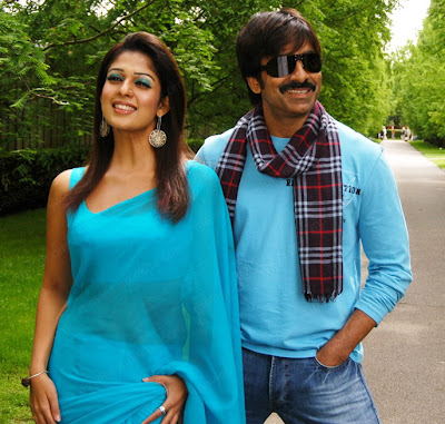 hot actress nayanathara and ravi teja latest movie wallpapers