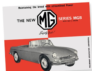 folleto MGB  de MG, 1962