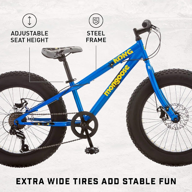 Mongoose Kong Kids Mountain Fat Tire Bike