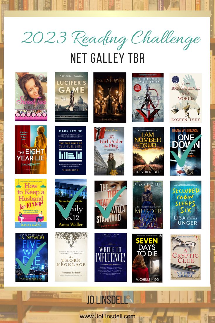 The Net Galley TBR Reading Challenge March 2023