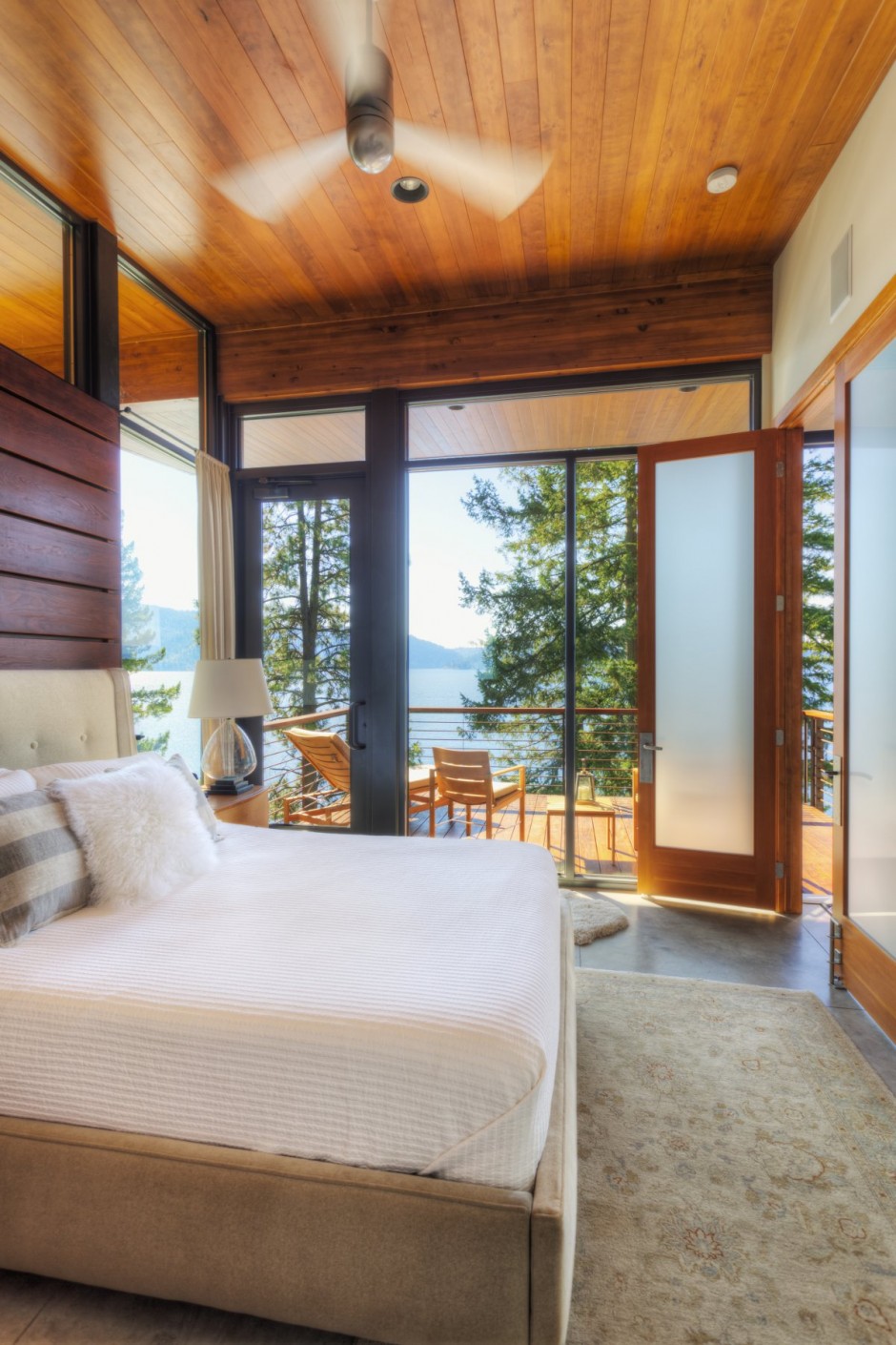 White Elegant Bed, Coeur D’Alene Residence