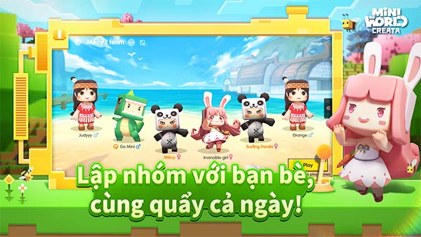Tải game Mini World:CREATA VN APK - Phiên bản dành cho người Việt Nam b
