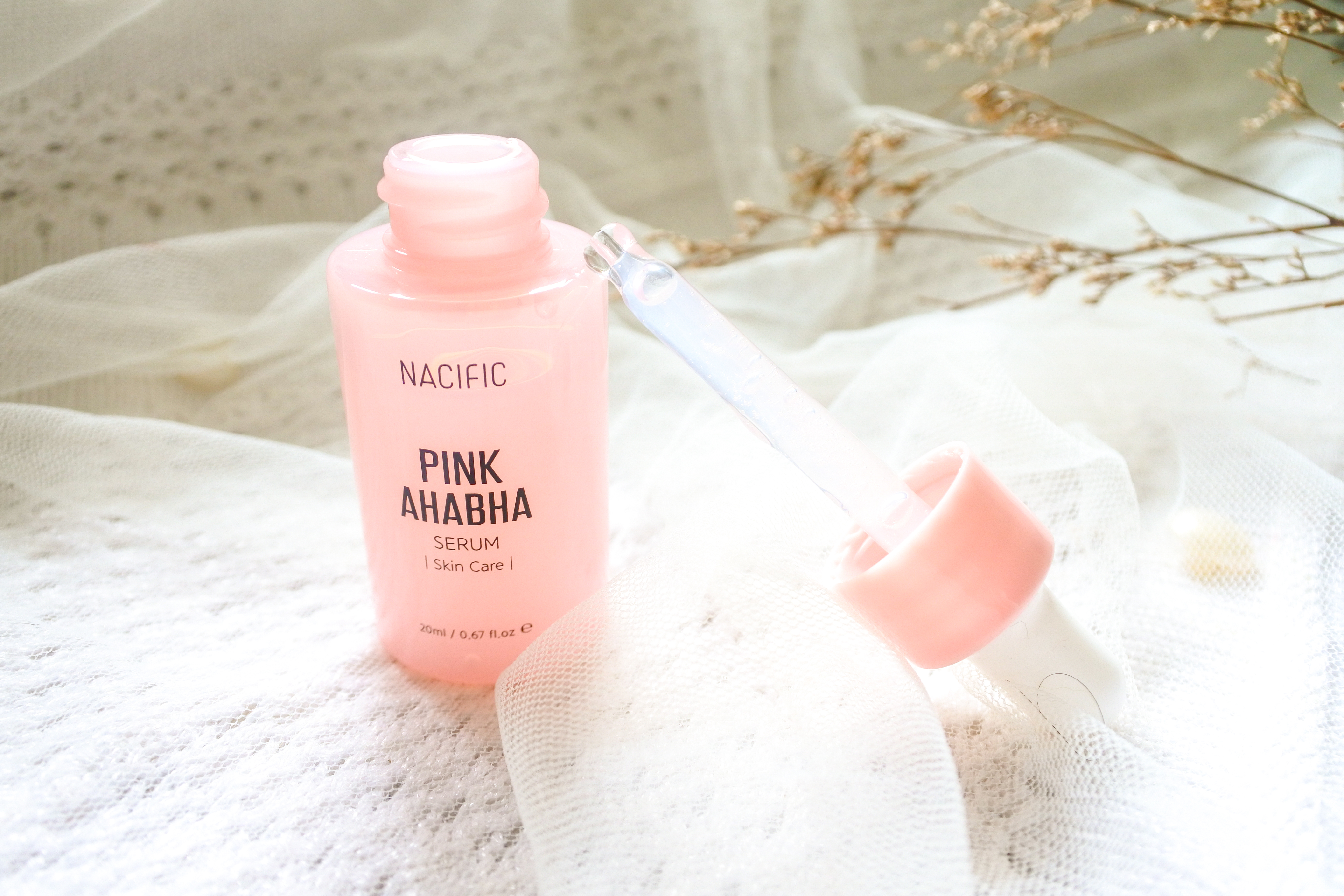 Розовая сера почему. Nacific Pink AHABHA Cream.