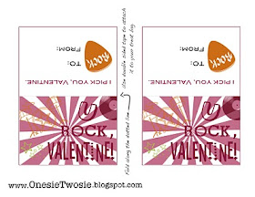 Rockin Valentine Printable and Valentine Link Party @michellepaigeblogs.com