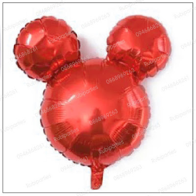 bong hinh mickey tron mau do