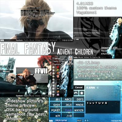 psp themes final fantasy 7