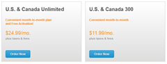 Vonage rates