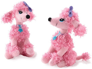  Pink Poodle Mini Plush Stuffed Animal 