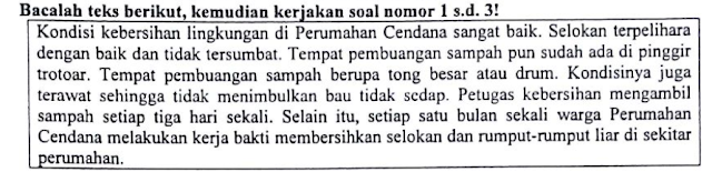 PEMBAHASAN SOAL UN 2016/2017 BAHASA INDONESIA SMP/MTs-MENENTUKAN MAKNA