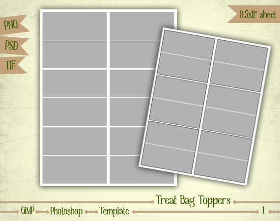 Bag Topper Template4