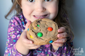 Chock full of M&M's & cookie butter, these thick & soft Bakery Style Cookie Butter M&M's Cookies are so easy to make at home.