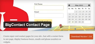 Big contact contact page - плагин wordpress обратная связь