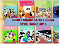 Buku Kurikulum 2013 Kelas 6  SD/MI Semester 2 Revisi Tahun 2018