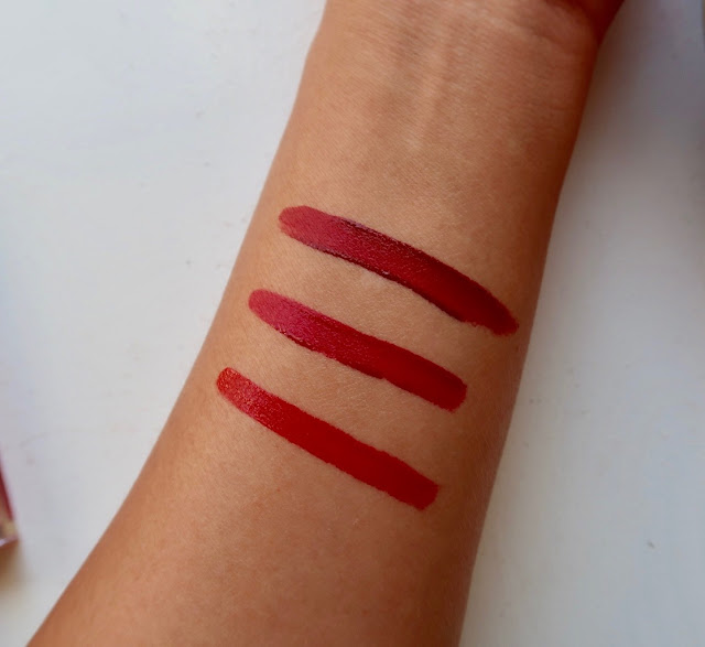 Colourette supramatte liquid lipstick valentines day edition swatches