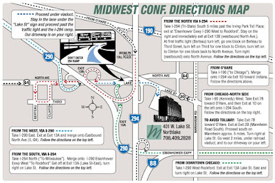 Midwest Conference Center Map-Directions