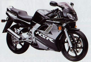 black Honda NSR 125 picture