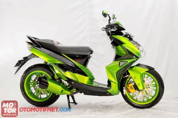  Modifikasi Yamaha Mio Soul Ceper Drag Airbrush Gaul Keren 