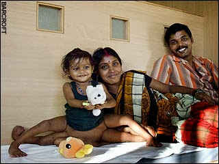 Lakshmi with here parents