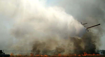 Temporada de incêndios: aviões que atuavam em Lençóis são deslocados para Uibaí