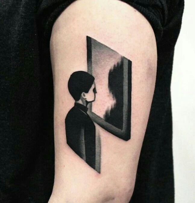 Tatuaje de espejo
