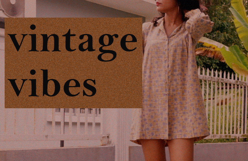 I wear a vintage floral shirt dress and talk about migraines