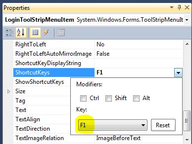 VB .Net - Cara Membuat Shortcut Pada Form Menu Utama