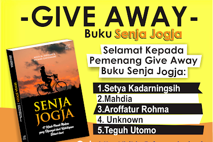 Pengumuman Pemenang Give Away Buku Senja Jogja